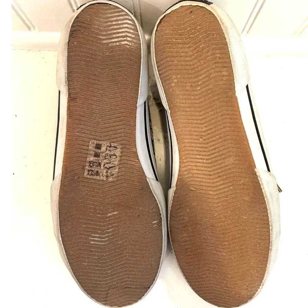 Michael Kors Black Monogram Canvas Sneakers - Size 6.5
